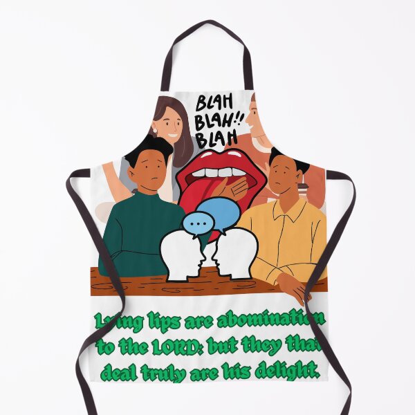 Item preview, Lying lips are abomination to the LORD: but they that deal truly are his delight. designed and sold by Hinny8.