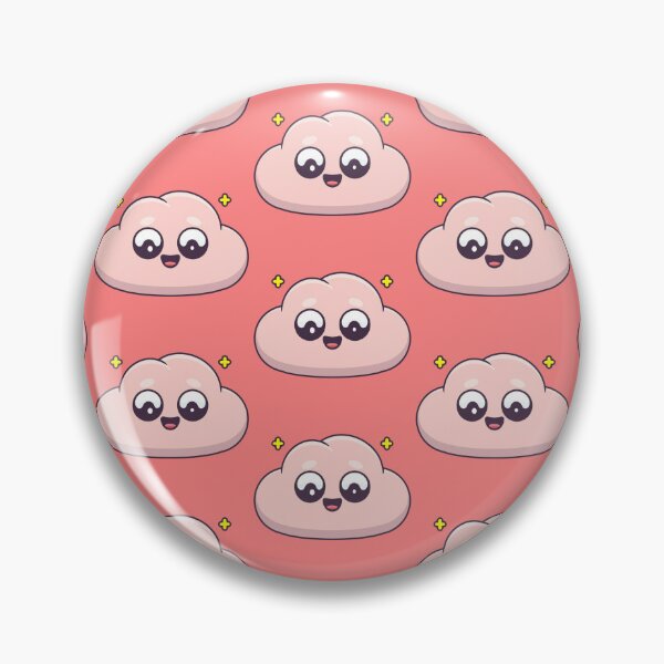 Item preview, Cute Kawaii Pink Cloud Pattern designed and sold by PatternInArt.