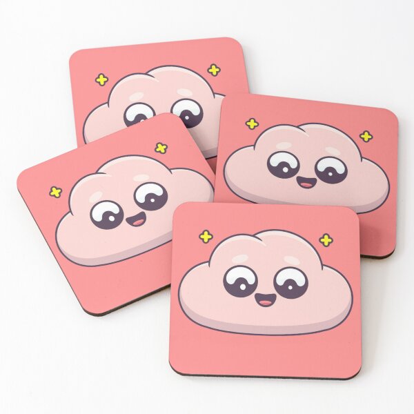 Item preview, Cute Kawaii Pink Cloud Pattern designed and sold by PatternInArt.