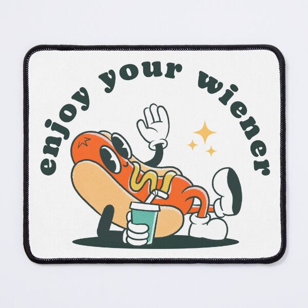 Item preview, Enjoy your wiener, Funny hotdog designed and sold by DigitalCraftist.
