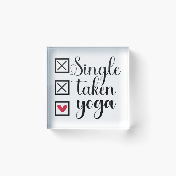 Item preview, Single Taken Yoga designed and sold by Magico Paco.