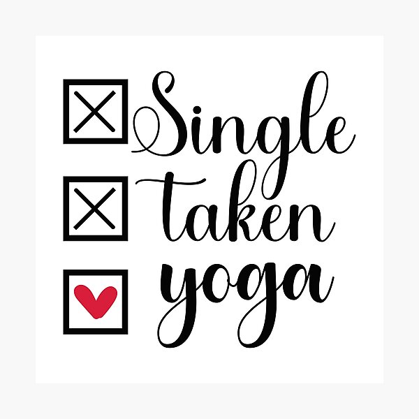Item preview, Single Taken Yoga designed and sold by Magico Paco.