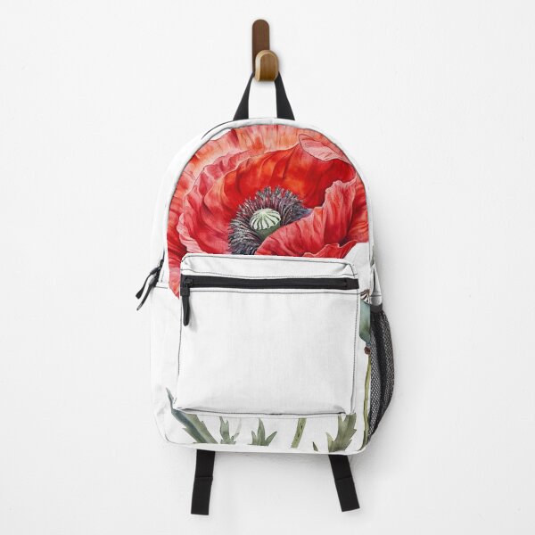 Item preview, Watercolor Blossoms - Poppy Flower and Seed designed and sold by fluidwatercolor.