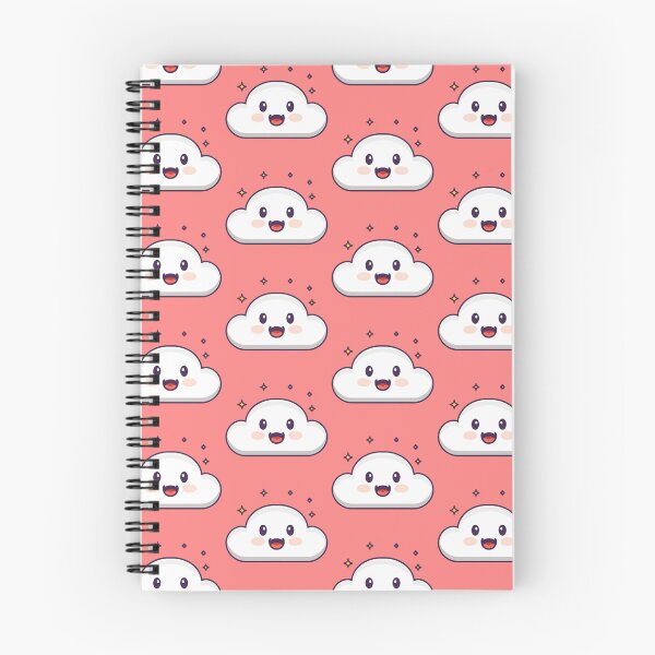 Item preview, Cute Kawaii Cloud Pattern designed and sold by PatternInArt.