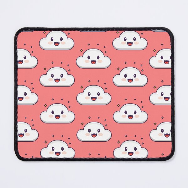 Item preview, Cute Kawaii Cloud Pattern designed and sold by PatternInArt.