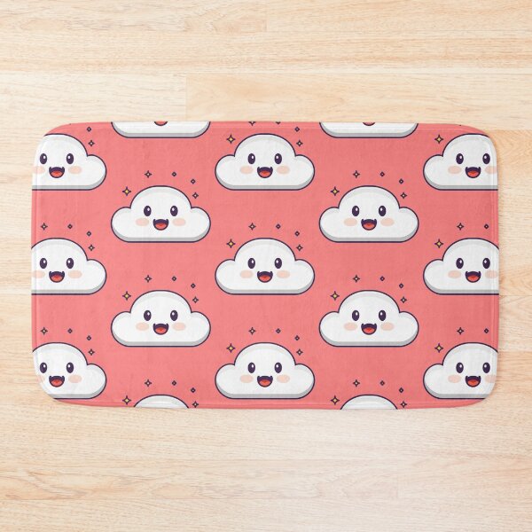 Item preview, Cute Kawaii Cloud Pattern designed and sold by PatternInArt.