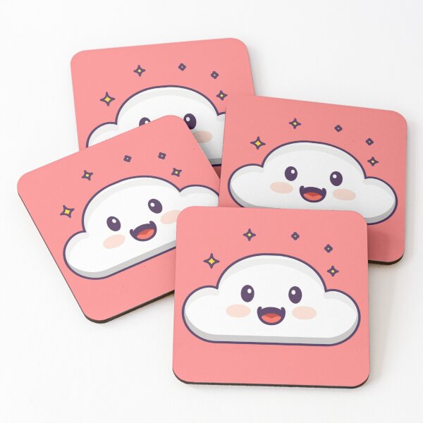 Item preview, Cute Kawaii Cloud Pattern designed and sold by PatternInArt.