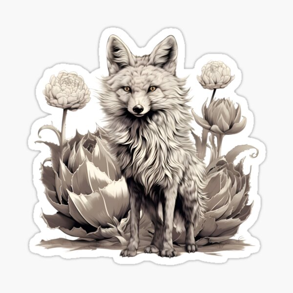 Item preview, White Fox #4 - Vintage Fox Collection designed and sold by RuralChicbyO.