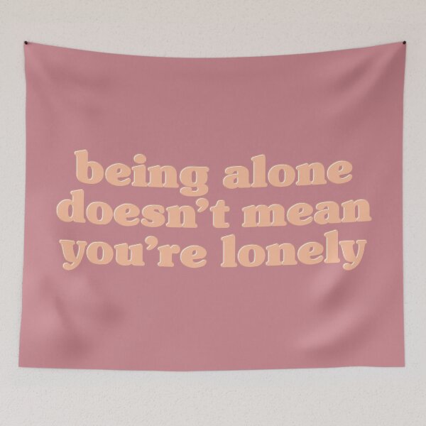 Item preview, Being Alone - A Positive Message for Solo Living designed and sold by SweetLog.
