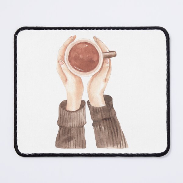 Item preview, Watercolor Hands Holding a Coffee designed and sold by LeliDesigns.