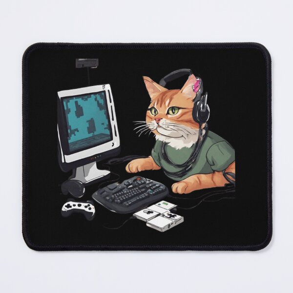 Item preview, Cat gaming designed and sold by Shtex.