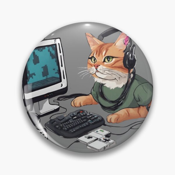 Item preview, Cat gaming designed and sold by Shtex.