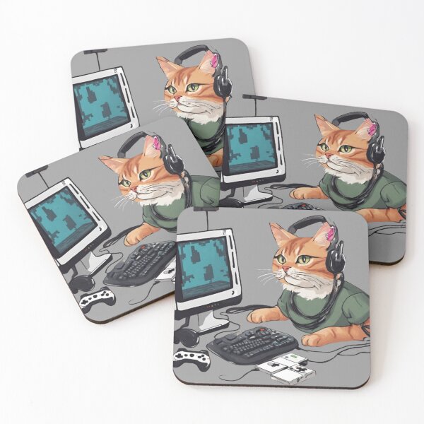 Item preview, Cat gaming designed and sold by Shtex.
