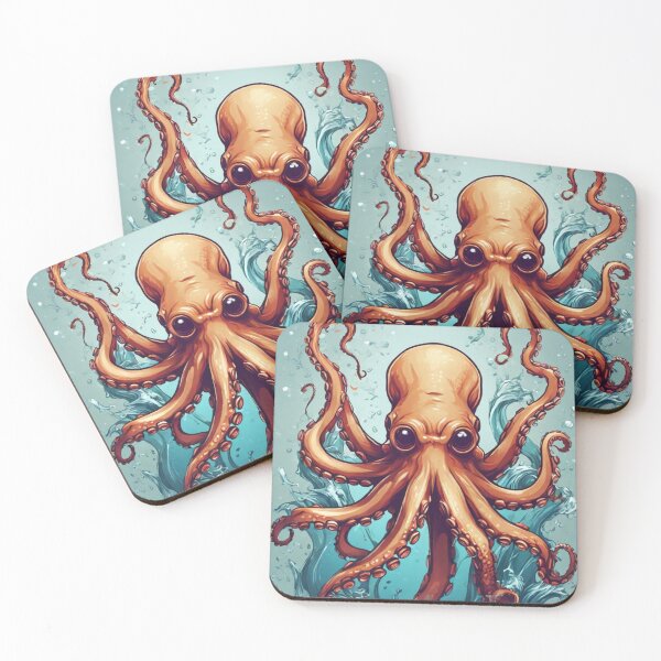 Item preview, Oceanic Octopus: Dive into Playfulness T-Shirt Designs designed and sold by Newsubh.