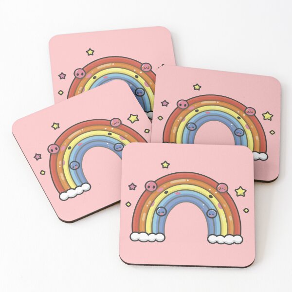 Item preview,  Cute Kawaii Rainbow Pattern designed and sold by PatternInArt.
