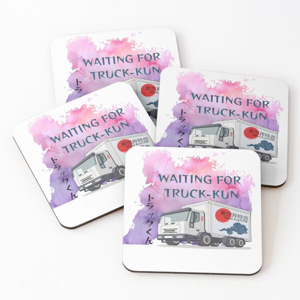 Item preview, Waiting for Truck-Kun designed and sold by ASHBooksnThings.