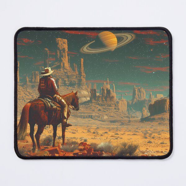 Item preview, Cosmic Cowboy Space Western Landscape designed and sold by MAJORKEYTEES.