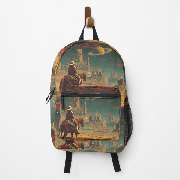 Item preview, Cosmic Cowboy Space Western Landscape designed and sold by MAJORKEYTEES.