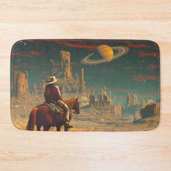 Item preview, Cosmic Cowboy Space Western Landscape designed and sold by MAJORKEYTEES.