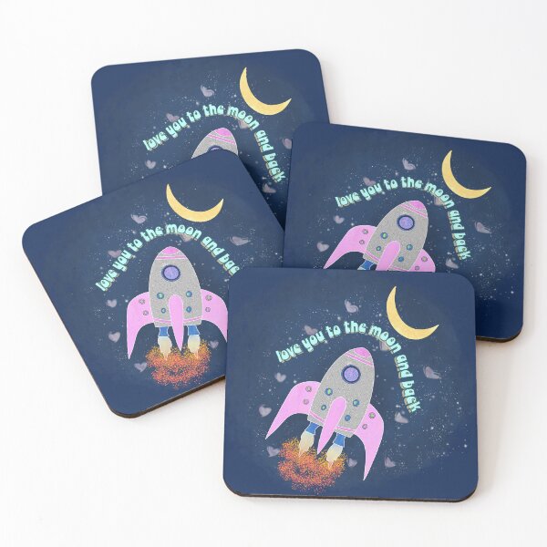 Item preview, Love You To The Moon and Back designed and sold by AdriaCaps Art & Design.