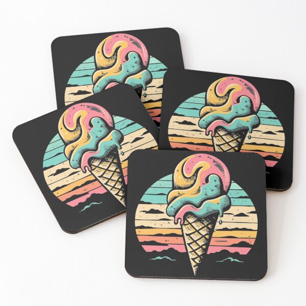 Item preview, Vintage colors sunset and sunset and ice crema designed and sold by desinganddecor.