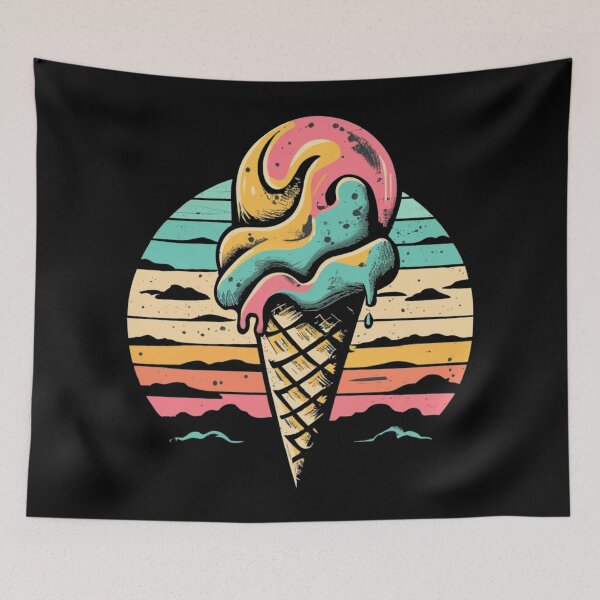 Item preview, Vintage colors sunset and sunset and ice crema designed and sold by desinganddecor.