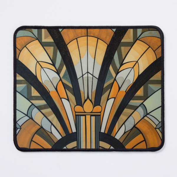 Item preview, Art Deco Design in Gold and Slate designed and sold by EtherealEchoes.