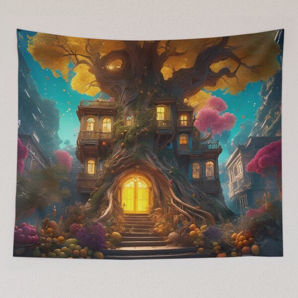 Item preview, Treehouse Mansion designed and sold by SpunkySpaniel.
