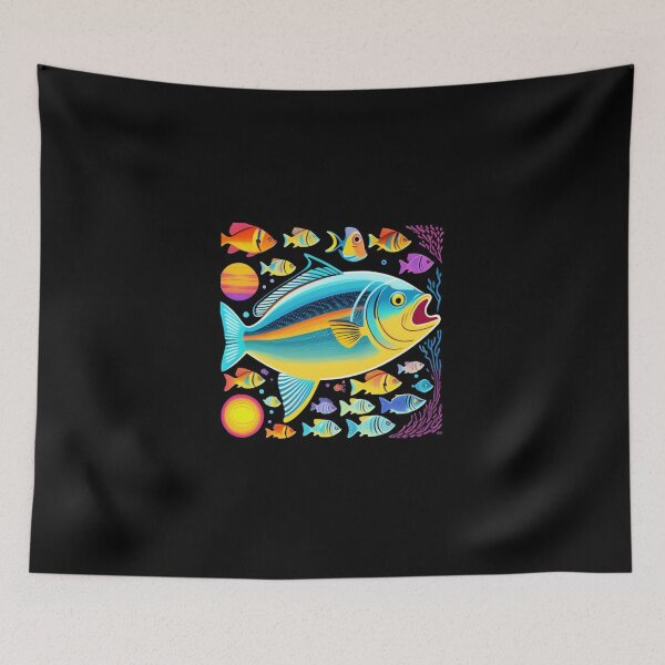 Item preview, Fish stickers designed and sold by Flowerslaps.
