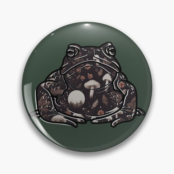 Item preview, Dark Cottagecore Toad Witchy Forest Wallpaper designed and sold by CaptainNemo21.
