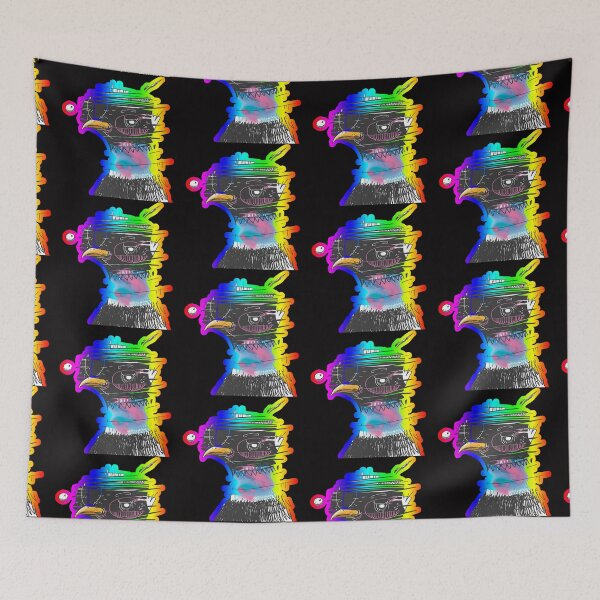 Item preview, psychedelic pigeon designed and sold by Ratatatts.