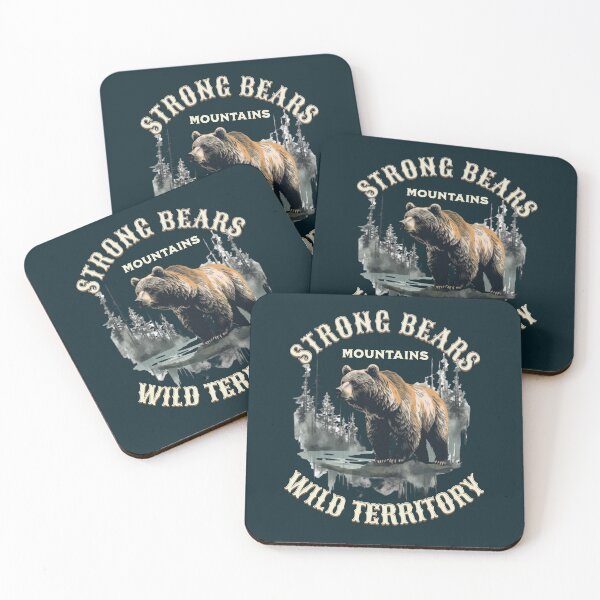 Item preview, Strong bears territory - exploretheworld - tourist atraction - aroundtheworld - Die Wanderlust – outdoorlife – exploremore – Sundown adventure – in to the wild designed and sold by JansenGS.
