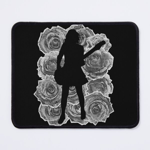 Item preview, Girl Plays The Guitar Roses Background designed and sold by Paula-Ziolek.