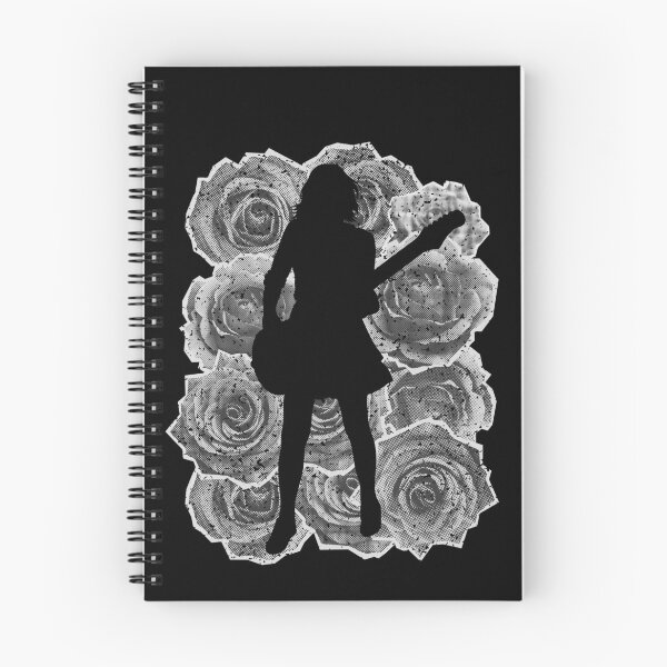 Item preview, Girl Plays The Guitar Roses Background designed and sold by Paula-Ziolek.