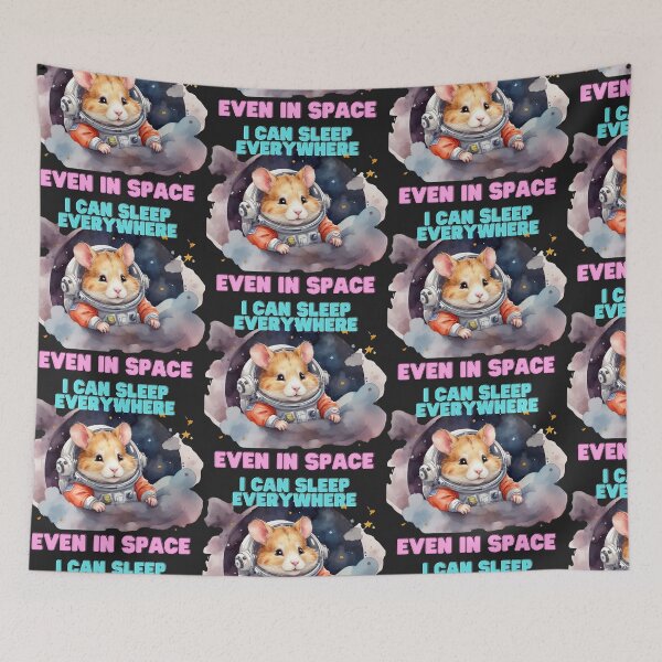 Item preview, Slepping Hamster in SPACE designed and sold by dom-sien-sh.