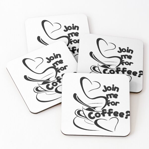 Item preview, Join Me for Coffee? Warm Cups, Warmer Company designed and sold by Delightandarts.