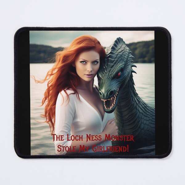 Item preview, Loch Ness Monster Stole My Girlfriend! designed and sold by FatCatStudios.