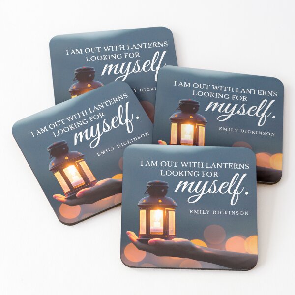 Item preview, Self Discovery Emily Dickinson Quote designed and sold by CtrlZDigitalD.
