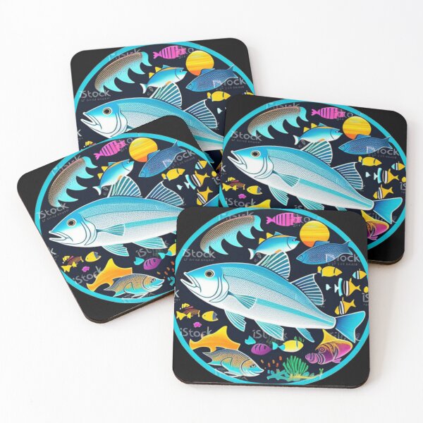 Item preview, Fish stickers designed and sold by Flowerslaps.