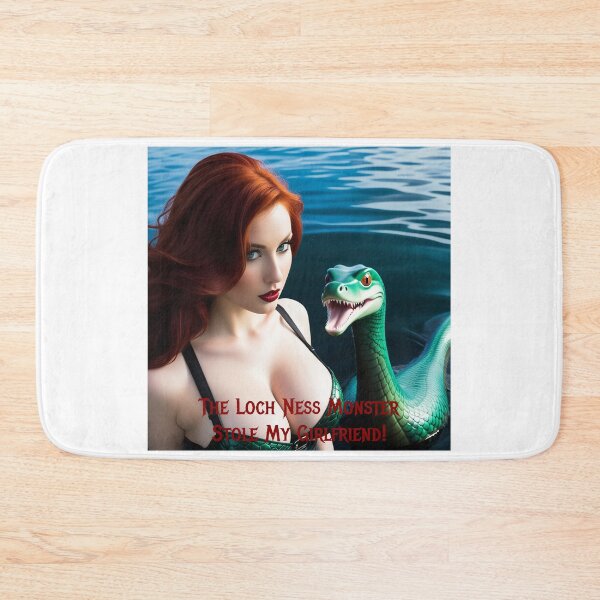 Item preview, Loch Ness Monster Stole My Girlfriend! designed and sold by FatCatStudios.