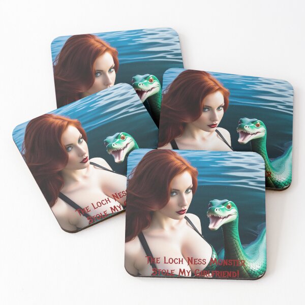 Item preview, Loch Ness Monster Stole My Girlfriend! designed and sold by FatCatStudios.
