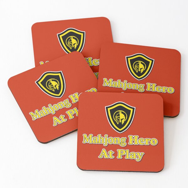 Item preview, Mahjong Hero At Play_mahjong shield  designed and sold by jessie848v.