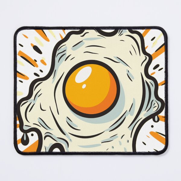 Item preview, Yolk-y Laughs: Adorable Fried Egg - A Breakfast Cartoon Delight designed and sold by griffinequals0c.