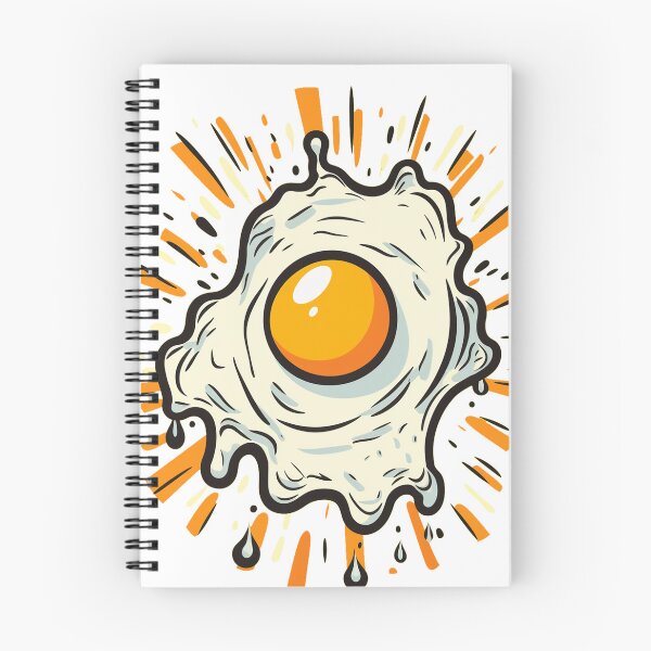 Item preview, Yolk-y Laughs: Adorable Fried Egg - A Breakfast Cartoon Delight designed and sold by griffinequals0c.