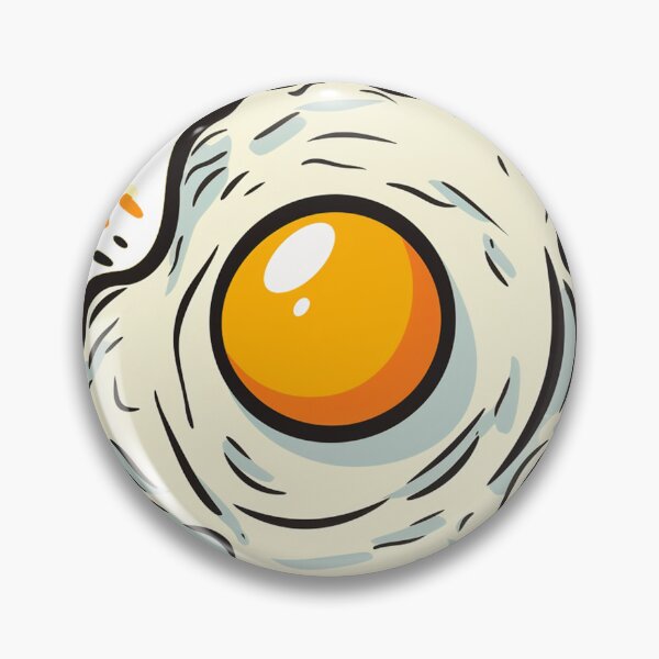 Item preview, Yolk-y Laughs: Adorable Fried Egg - A Breakfast Cartoon Delight designed and sold by griffinequals0c.