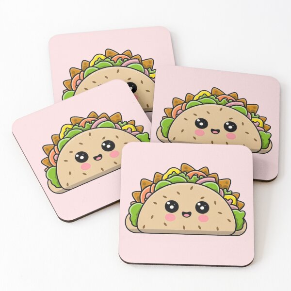 Item preview,  Cute Kawaii Taco Pattern designed and sold by PatternInArt.