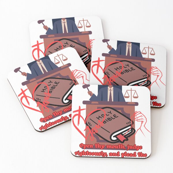 Item preview, Open thy mouth, judge righteously, and plead the cause of the poor and needy. designed and sold by Hinny8.