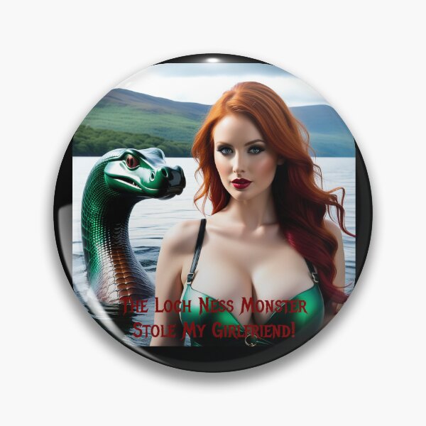 Item preview, Loch Ness Monster Stole My Girlfriend! designed and sold by FatCatStudios.