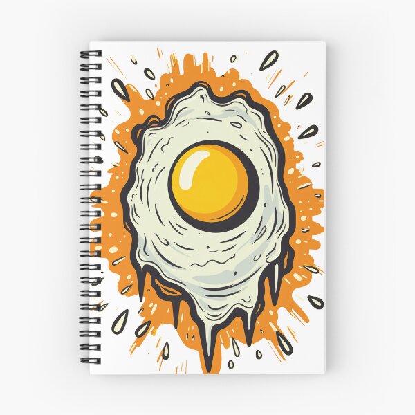 Item preview, Yolk-y Laughs: Adorable Fried Egg - A Breakfast Cartoon Delight designed and sold by griffinequals0c.