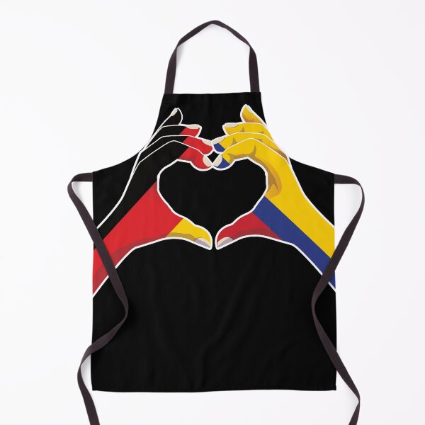 Item preview, Colombia Colombian Germany German Love Heart Peace designed and sold by FlagX.